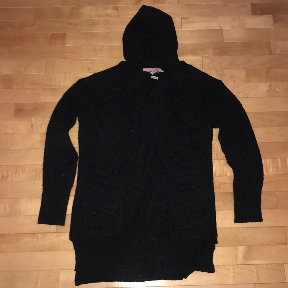 Hooded cardigan